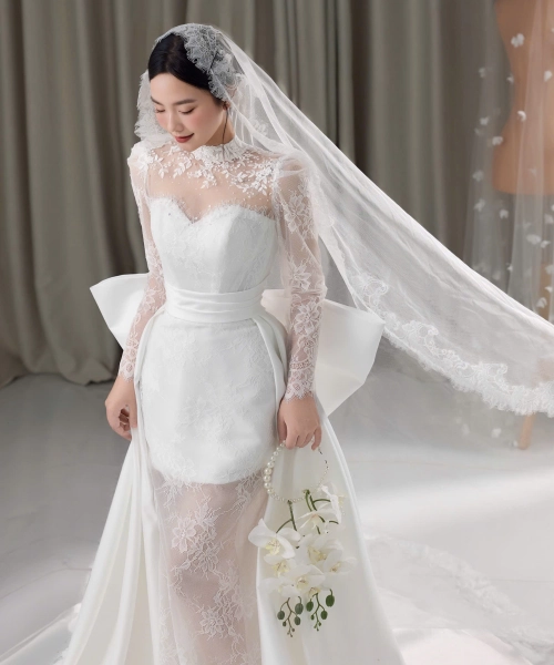 Sản phẩm váy cưới ngắn 2