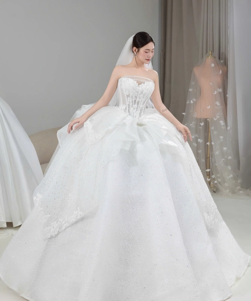 Sản phẩm váy cưới xoe to 44