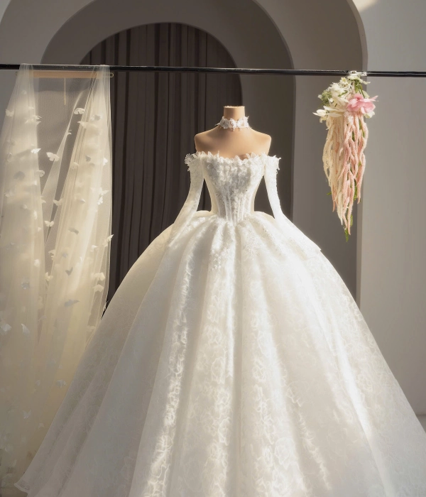 Sản phẩm váy cưới xoe to 1